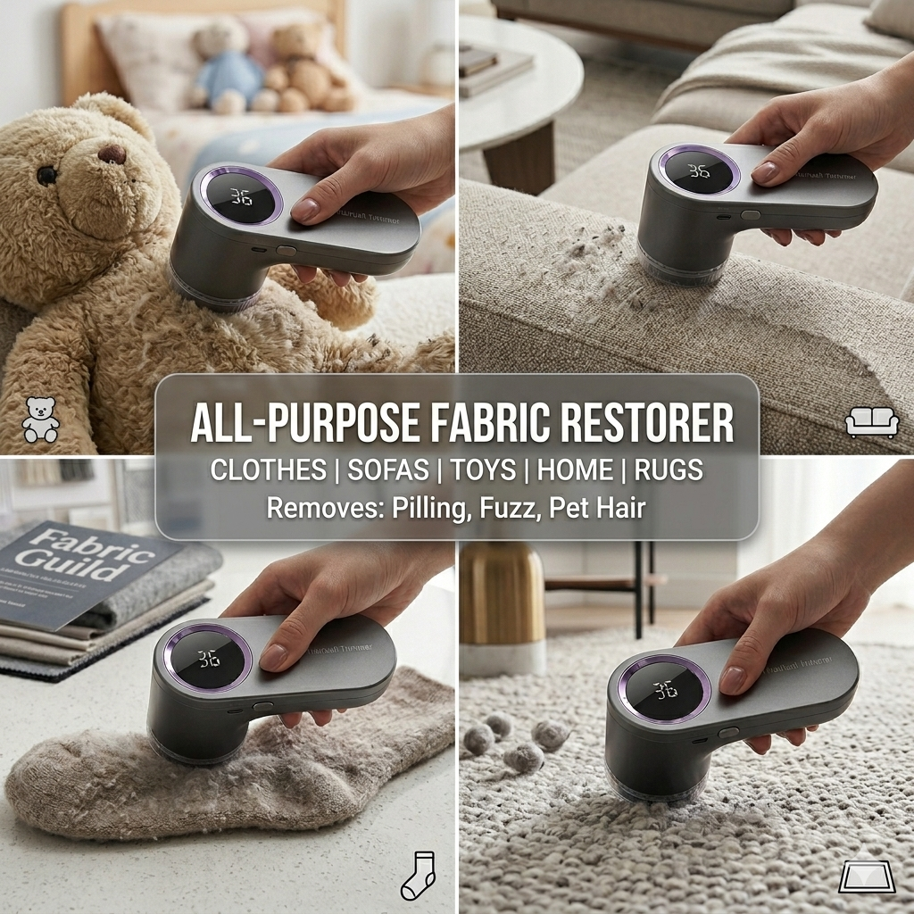 LED Digital Lint Remover for Clothing
