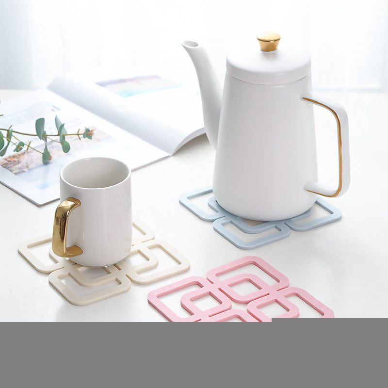 Creative Silicone Heat-Resistant Coasters for Kitchen