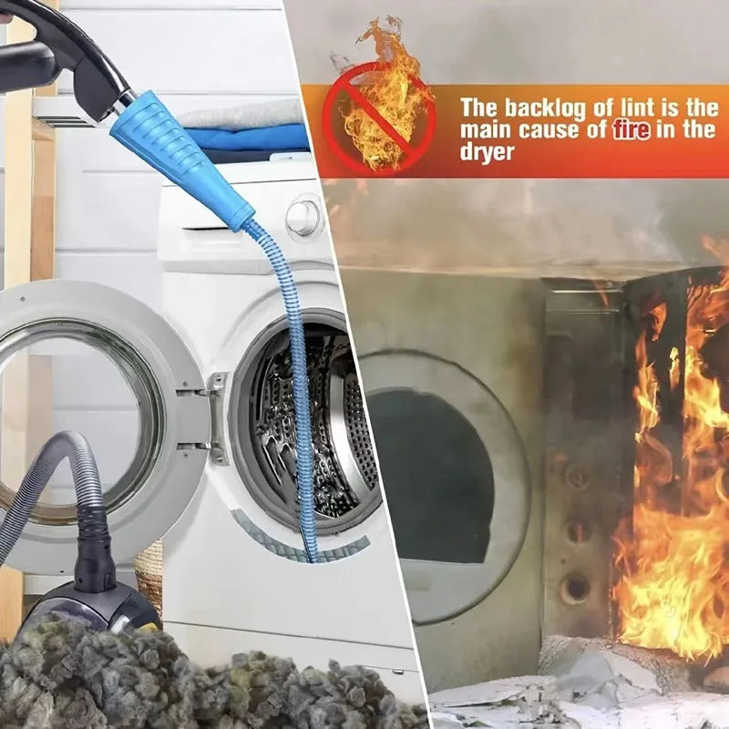 Dryer Vent Cleaner Kit - Vacuum Attachment