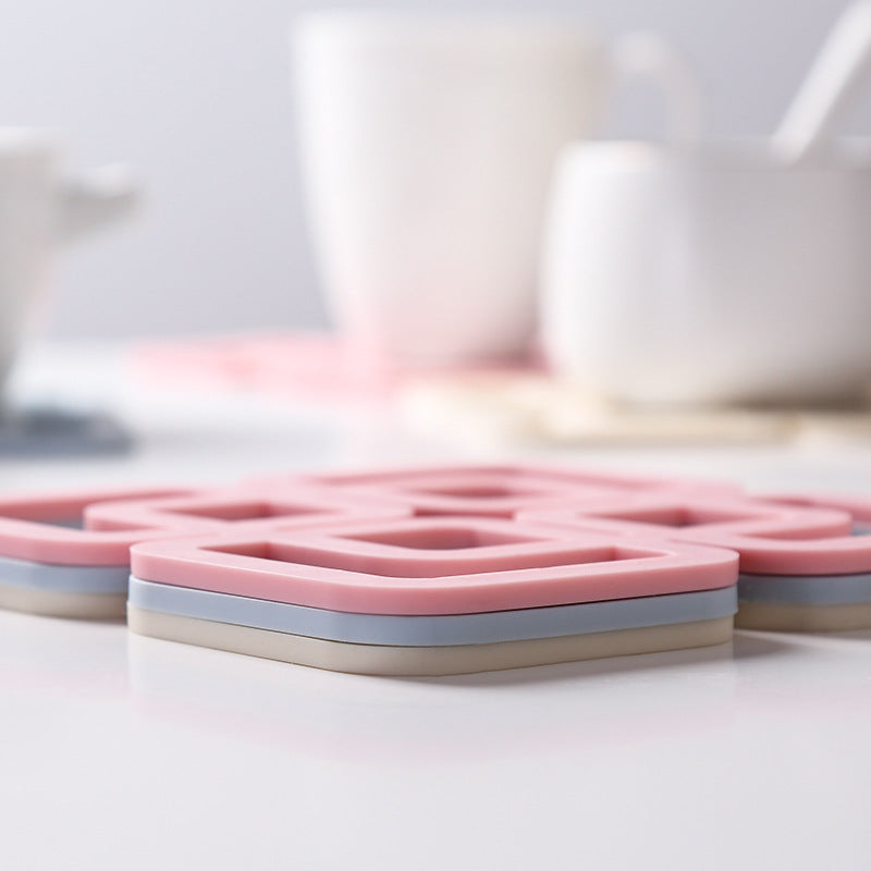 Creative Silicone Heat-Resistant Coasters for Kitchen